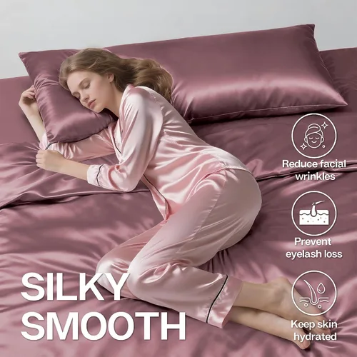Vista 184 de MR&HM - Funda de almohada de satén