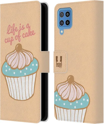 Vista 349 de Head Case Designs Assortment Cupcakes Happiness Leather Wallet Case Compatible with Samsung Galaxy A07 4G Surtido