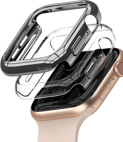 Vista 16 de Ringke Funda delgada para Apple Watch Series 6, 5, 4 (1.575 pulgadas), SE 3, 2, 1 (1.575 pulgadas), funda delgada y ligera para mujeres y hombres