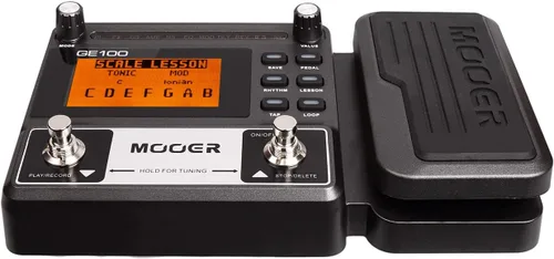 Vista 7 de MOOER GE100 Pedal de guitarra multiefectos 80 preajustes, 66 efectos 180 Second Loop,40 Drum Rythm, Distortion, Expression Volume Wah Pedal, Tap