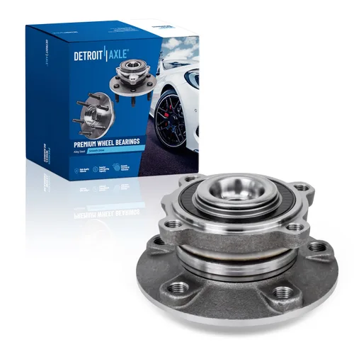 Vista 186 de Detroit Axle - Cojinete de rueda delantera para Honda Civic Chevy Aveo5 Spark Pontiac Lemans Pontiac G3 Wave Optima Suzuki Swift+ VW Jetta Rabbit