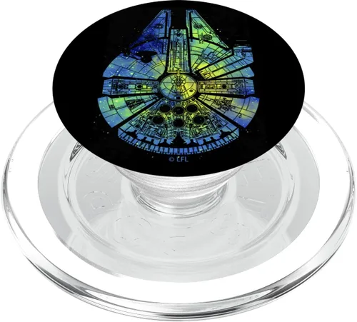 Vista 8 de Star Wars Millennium Falcon Tie Dye Galaxy Fill PopSockets PopGrip: agarre intercambiable para teléfonos y tabletas