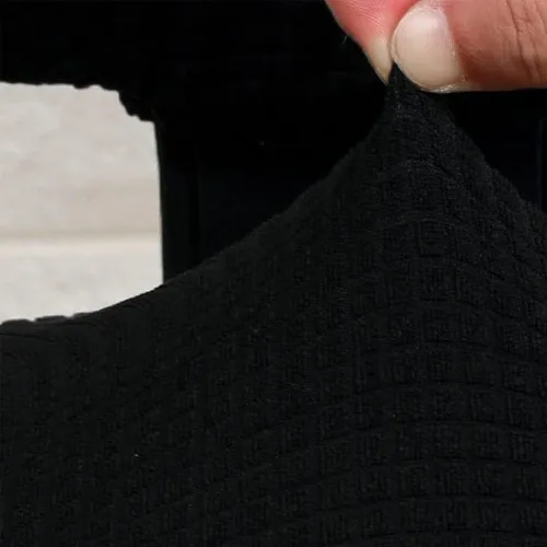 Vista 3 de Sunnyway Funda elástica para asiento de silla de oficina, funda elástica para silla con correas de amarre, funda para silla de comedor, lavable a