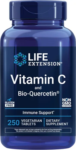 Vista 11 de Life Extension Vitamina C con fitosoma de bio-quercetina, 1000 mg, píldoras de suplemento de vitamina C de alta potencia absorbibles diariamente