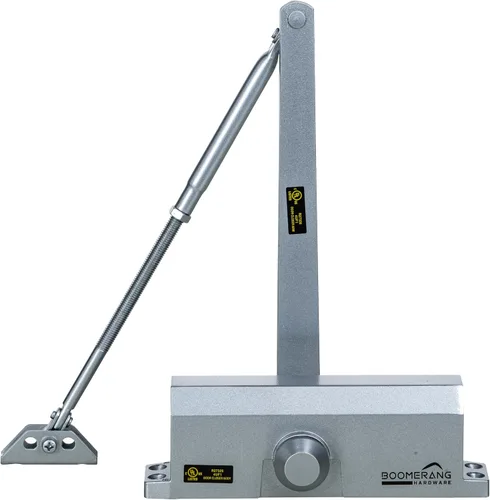 Vista 7 de Boomerang D703 - Cierrapuertas comerciales de diseño de servicio medio, múltiples opciones de montaje, cierrapuertas para zonas de tráfico