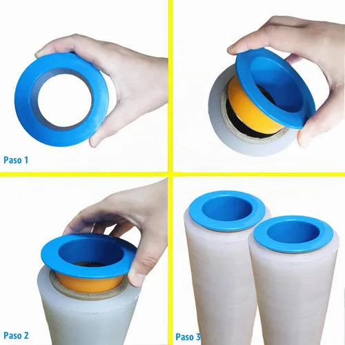 Vista 4 de 3 pares de película elástica de plástico protector de mano, mango protector de película elástica, extractor de película manual, compatible