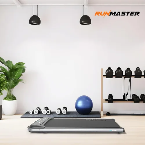 Vista 2 de RunMaster Under Desk Treadmill for Home and Office - 320lbs Weight Capacity, Quiet, Efficient, Walking Pad, Four LED Display, Space-Saving Portable