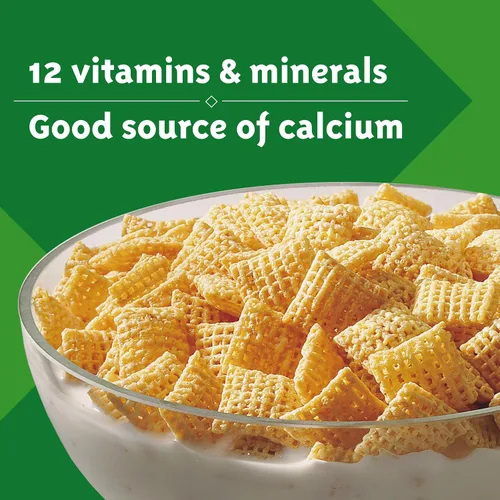 Vista 4 de Chex de maíz sin gluten, cereal para el desayuno, ingrediente casero de Chex Mix, 12 oz 0.56 oz de grano entero por porción, buena fuente de 12