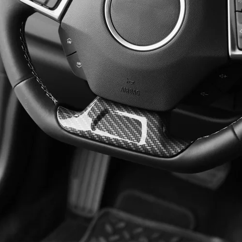 Vista 4 de Voodonala Cubierta de fibra de carbono para volante Chevrolet Chevy Camaro Accesorios interiores 2017-2025