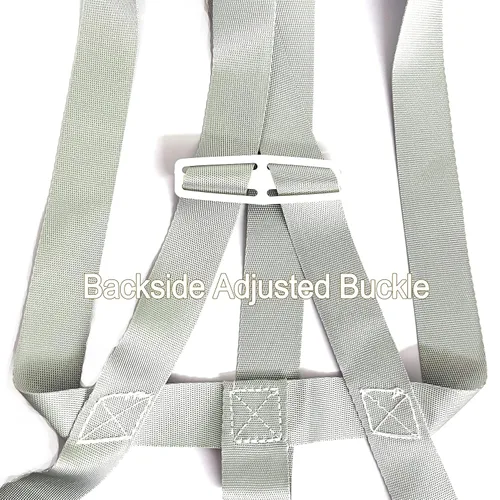 Vista 5 de ZARPMA Correas para silla alta, correa de arnés de repuesto universal para silla compatible con Tripp Trapp Stokke silla alta (gris)
