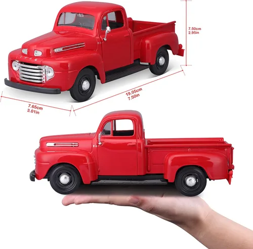 Vista 7 de Maisto Línea de montaje 1:24 1948 Ford F-1 Pick-up, rojo