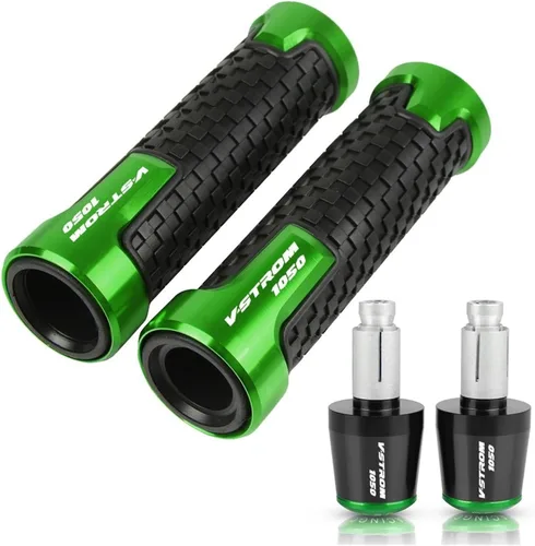 Vista 23 de Motorcycle Handlebar Grips for Suzuki VSTROM1050 V-Strom VStrom 1050 2019 2020 2021 Motorcycle 22MM Handlebar Hand Grips Rubber Handle Bar End Cap
