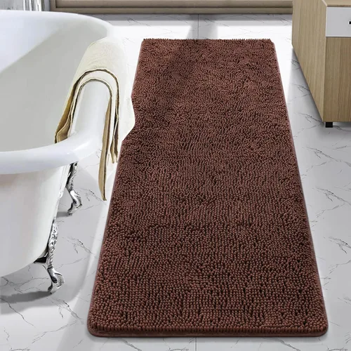 Vista 69 de LOCHAS - Alfombra de baño de lujo lanuda de 24 x 17 pulgadas, color beige