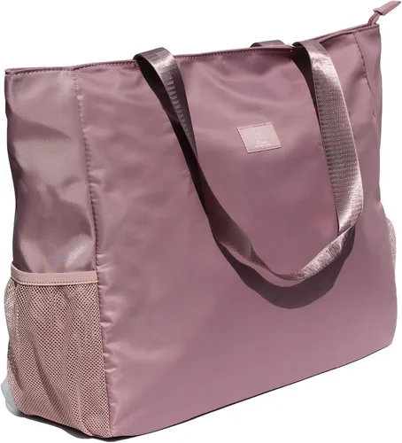 Vista 5 de Bolsa grande de playa resistente al agua, ligera de 20 pulgadas, bolsa grande para mujer, para gimnasio, playa, viajes, piscina, yoga, enfermeras