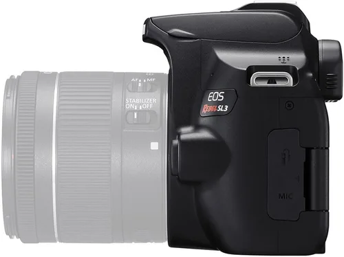 Vista 7 de Canon Cámara DSLR EOS Rebel SL3 (negro, solo cuerpo) (3453C001) + bolsa EOS + tarjeta Sandisk Ultra de 64 GB + kit de limpieza y cuidado (renovado)