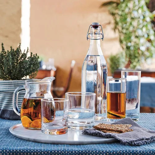 Vista 3 de Bormioli Rocco Bistrot Jarra, 17oz., Conjunto de 12