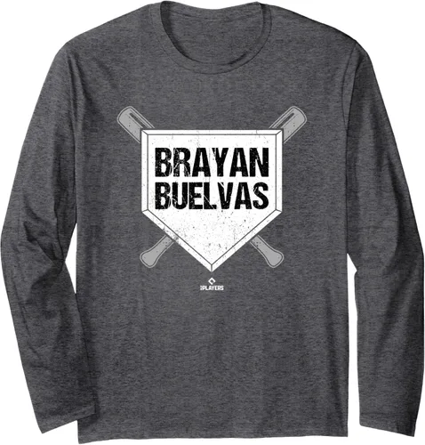 Vista 4 de Homeplate Gameday Brayan Buelvas Prospect Baseball Fan Gear Long Sleeve T-Shirt