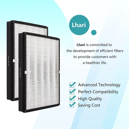 Vista 6 de TTAP003 Filtro de repuesto, compatible con purificador de aire TaoTronics TT-AP003 y purificador de aire 5 en 1 VIVOSUN, filtro HEPA H13 de alta