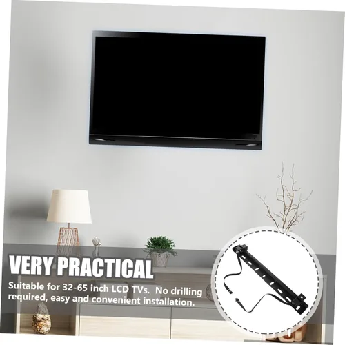 Vista 2 de Soporte de montaje en pared para televisores LCD, sin taladro, diseño mecánico, ahorro de espacio, duradero y estable