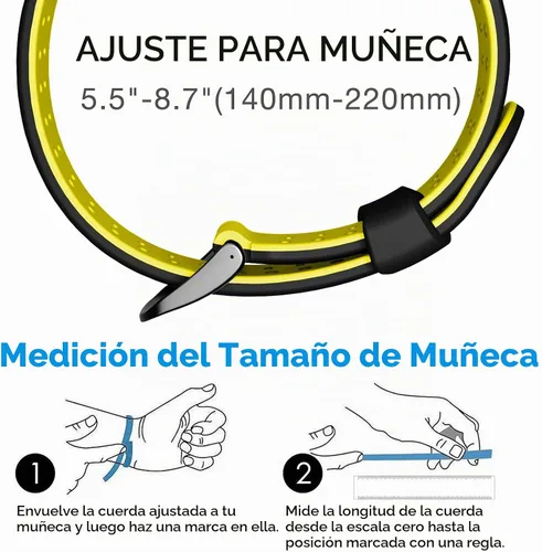 Vista 5 de Abanen Correa de reloj de silicona para Garmin Fenix 8 2.008 in, epix Pro de 2.008 in, Instinct 2X / Instinct 3 de 1.77 pulgadas, ajuste rápido 26