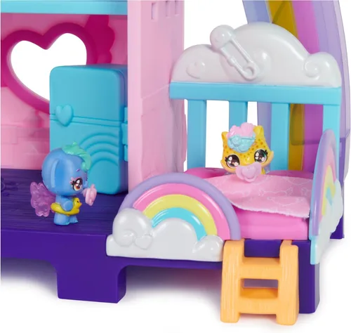 Vista 8 de Hatchimals Alive! Juego de vivero y guardería con 4 mini figuras en huevos autoeclosivos, 13 accesorios, juguetes para niños para niñas y niños a
