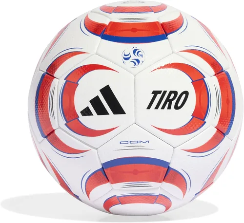 Vista 21 de Balón de fútbol unisex para adultos adidas Tiro Match Limón lúcido/Negro/Rojo Lucido/Hierro Metálico/Liga