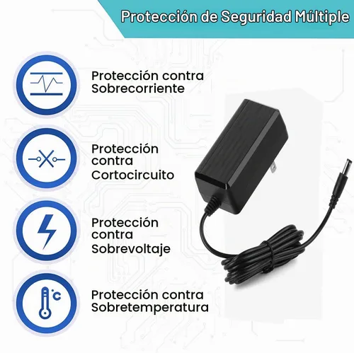 Vista 2 de Adaptador de corriente para pistola de masaje de 25.2 V-1 A, cable de carga de suministro de CA/CC compatible con FITPULSE, Chirogun, DARKIRON