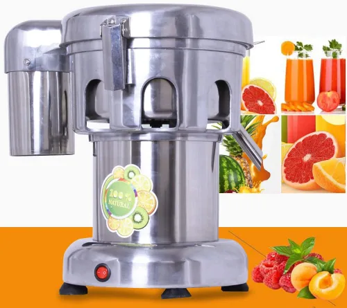 Vista 7 de Extractor de jugo comercial Frutas y verduras Juicer centrífugo resistente de acero inoxidable para frutas y verduras