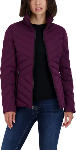 Vista 2 de Nautica Chaqueta acolchada ligera y elástica para mujer con capucha extraíble