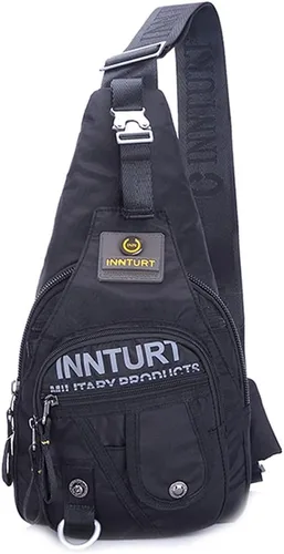 Vista 18 de Bolso bandolera de nailon, mochila pequeña, bolsa de hombro cruzada