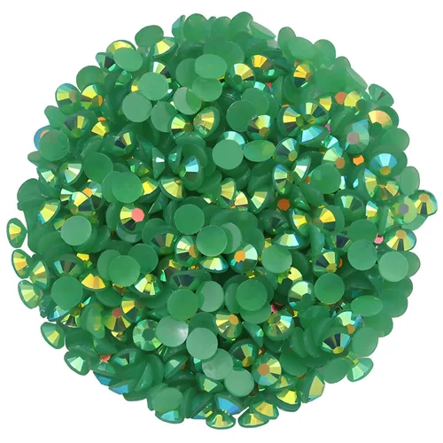 Vista 23 de 4500 diamantes de imitación SS6 de 0.079 in AB con parte trasera plana para uñas, manualidades, gemas redondas de brillo, cristales para bricolaje