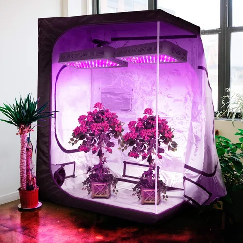 Vista 10 de iPower Luz LED de crecimiento de espectro completo para plantas de invernadero hidropónico de interior, verduras y flores, 230 W reales