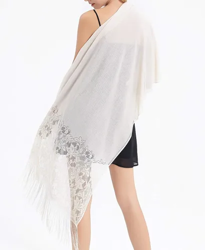 Vista 6 de RIIQIICHY Shawls and Wraps for Evening Dresses Scarfs for Women Pashmina Wedding Formal Shawl