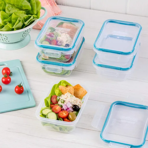 Vista 6 de Snapware Total Solution - Juego de 10 recipientes de plástico para almacenamiento de alimentos y solución total, 10 recipientes de plástico