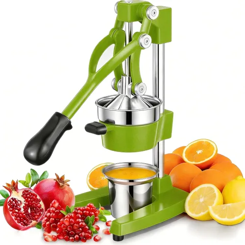 Vista 12 de Prensa Manual de Mano de Hierro Fundido Comercial de Servicio Pesado Naranja Cítricos Limón Lima Toronja Granada Exprimidor de Jugo de Fruta