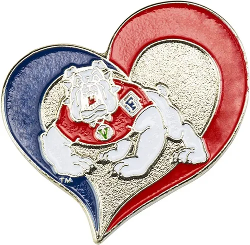 Vista 31 de aminco NCAA - Pin de corazón de remolino unisex