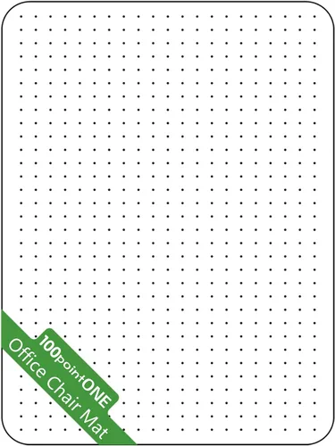 Vista 25 de 100pointONE Tapete para silla de oficina para suelos de madera dura, tapete para silla de computadora de fácil deslizamiento, protector de suelo