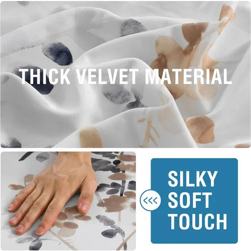 Vista 6 de H.VERSAILTEX Funda de cojín de terciopelo suave y resistente para sofá de 2 cojines, gruesa y duradera