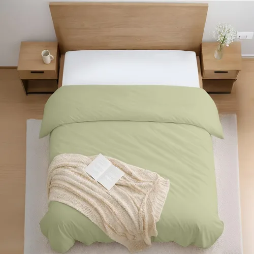 Vista 16 de Kotton Culture - Funda de edredón de microfibra prelavada de 1 pieza, tamaño individual, ropa de cama ultrasuave, ligera y transpirable, cierre