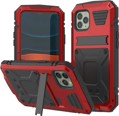 Vista 9 de PunkCase Funda de metal para iPhone 11 Pro Max [Serie 2.0] Funda de armadura resistente Diseño de cuerpo completo de aluminio y TPU con protector