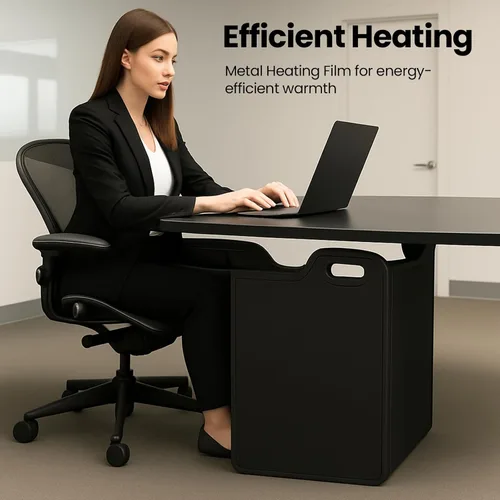 Vista 7 de Lavawall - Calentador eléctrico de pared: calentador de espacio portátil para oficina y hogar, temporizador y termostato, seguro y silencioso