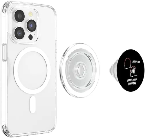 Vista 4 de Dog Agility - Perros para perros con ganchos de aro Border Collie PopSockets MagSafe PopGrip para iPhone