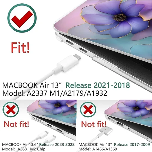 Vista 121 de Funda para computadora MacBook Pro de 13 pulgadas, modelo A1425/A1502, modelo A1425/A1502, diseño de primera calidad, funda rígida para laptop 3D 3D
