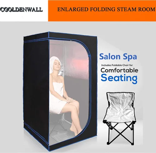 Vista 2 de CGOLDENWALL Sauna de vapor portátil para el hogar, spa personal, 4L 2000 W, la máquina de vapor puede seguir generando vapor durante 99 minutos