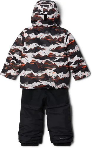 Vista 2 de Columbia Youth Buga, chaqueta impermeable y pantalones de nieve