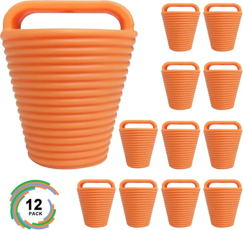 Vista 8 de 12 piezas Kayak Scupper Plug Kit TPE Scupper Tapones Agujeros de drenaje Tapón Bung con mango