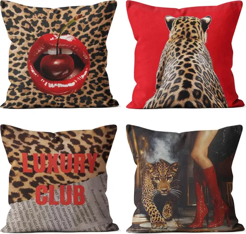 Vista 14 de Juego de 4 fundas de almohada inspiradoras bohemias de 18 x 18 pulgadas, regalos de afirmaciones positivas, coloridas citas motivacionales, fundas