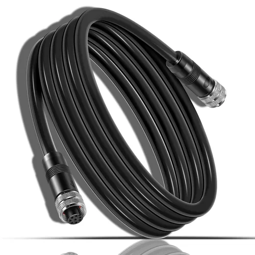 Vista 9 de 720073-6 - Cable Ethernet de 5 pies como EC 5E de repuesto para Humminbird, color negro, apto para hélice, APEX, SOLIX y Onix