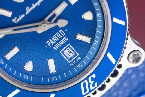 Vista 7 de Tonino Lamborghini Panfilo - Reloj automático azul TLF-T03-2