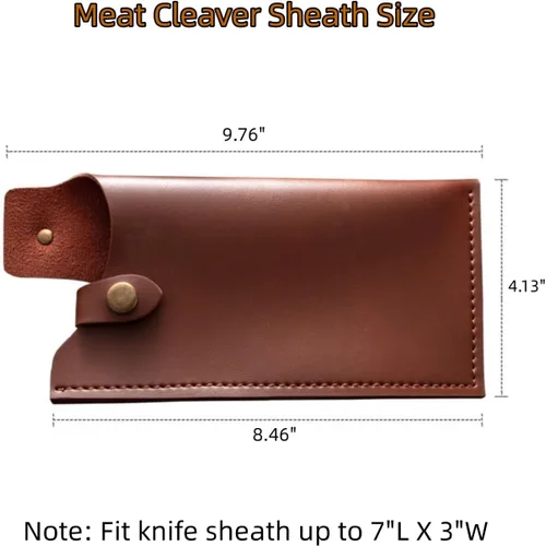 Vista 2 de Funda para cuchillos, Funda para cuchillo de carne, Funda universal para cuchillo de carnicero de cocina, Protector de bordes de cuchillo de chef
